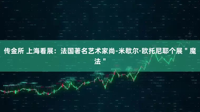 传金所 上海看展：法国著名艺术家尚-米歇尔·欧托尼耶个展＂魔法＂
